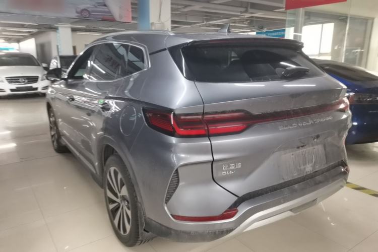 Used BYD Song PLUS New Energy 2024 HONOR Edition DM-i 71km Luxury Model Rear Left 45 Deg