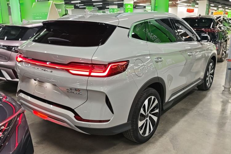 Used BYD Song PLUS New Energy 2024 HONOR Edition DM-i 110km Flagship PLUS Rear Right 45 Deg