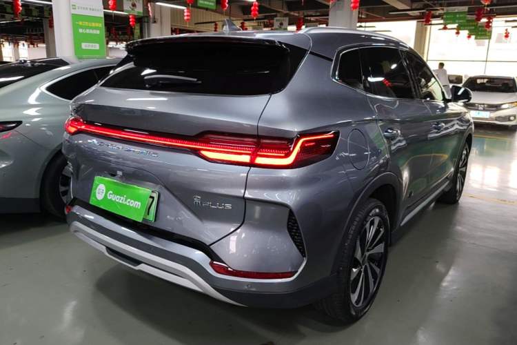 Used BYD Song PLUS New Energy 2024 HONOR Edition DM-i 71km Luxury Model Rear Right 45 Deg