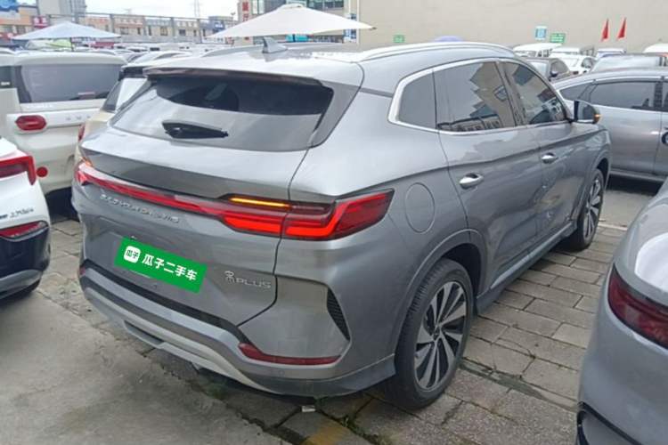 Used BYD Song PLUS New Energy 2024 Honor Edition EV 520km Premium Model Rear Right 45 Deg