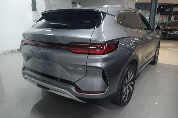 Used BYD Song PLUS New Energy 2024 HONOR Edition DM-i 110km Flagship PLUS Rear Right 45 Deg