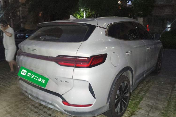 Used BYD Song PLUS New Energy 2024 Honor Edition EV 520km Premium Model Rear Right 45 Deg