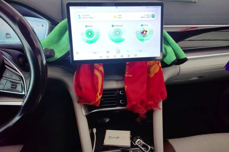 Used BYD Song PLUS New Energy 2024 HONOR Edition DM-i 110km Flagship PLUS Audio And AC Panel