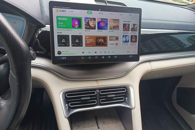 Used BYD Song PLUS New Energy 2024 HONOR Edition DM-i 110km Flagship PLUS Audio And AC Panel