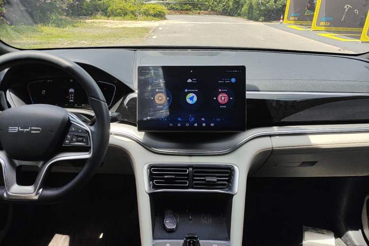 Used BYD Song PLUS New Energy 2024 HONOR Edition DM-i 150km Flagship PLUS Audio And AC Panel