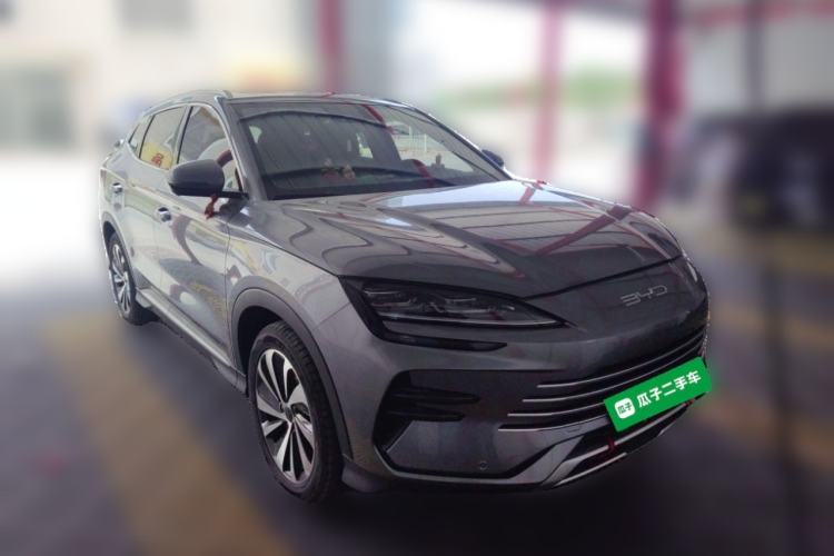 Used BYD Song PLUS New Energy 2024 HONOR Edition DM-i 110km Flagship PLUS Front Right 45 Deg