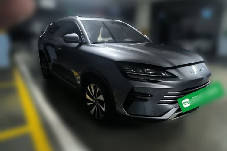 Used BYD Song PLUS New Energy 2024 HONOR Edition DM-i 110km Flagship PLUS Front Right 45 Deg