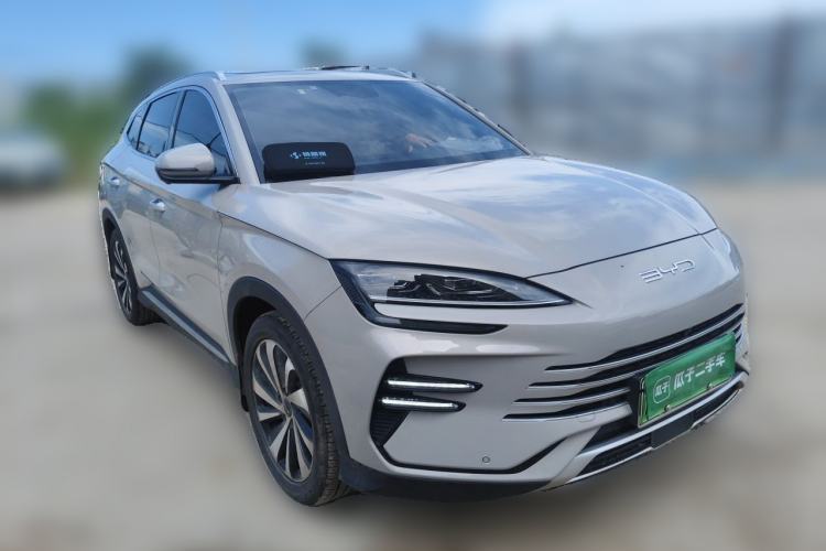 Used BYD Song PLUS New Energy 2024 HONOR Edition DM-i 110km Flagship Model Front Right 45 Deg