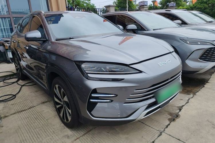 Used BYD Song PLUS New Energy 2024 HONOR Edition DM-i 110km Flagship PLUS Front Right 45 Deg