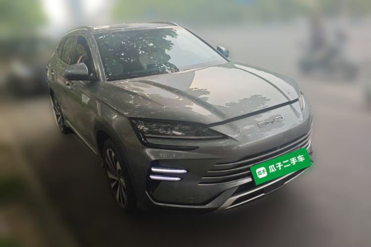 Used BYD Song PLUS New Energy 2024 HONOR Edition DM-i 110km Flagship PLUS Front Right 45 Deg