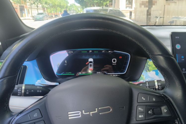 Used BYD Song PLUS New Energy 2024 Honor Edition EV 520km Luxury Model Instrument Cluster
