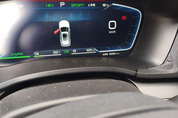 Used BYD Song PLUS New Energy 2024 HONOR Edition DM-i 71km Luxury Model Odometer Close Up