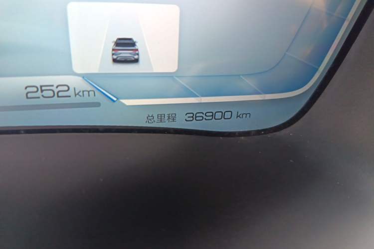 Used BYD Song PLUS New Energy 2024 HONOR Edition DM-i 110km Flagship PLUS Odometer Close Up