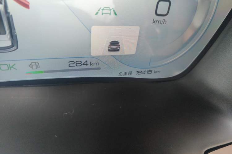Used BYD Song PLUS New Energy 2024 HONOR Edition DM-i 110km Flagship PLUS Odometer Close Up