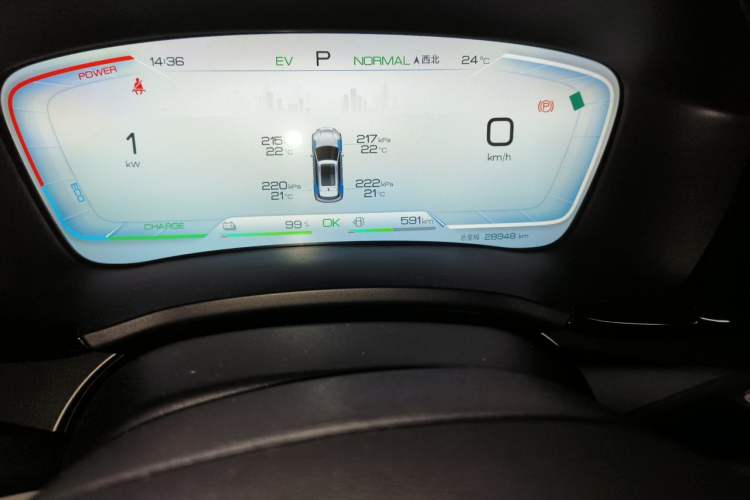 Used BYD Song PLUS New Energy 2024 HONOR Edition DM-i 110km Flagship Model Odometer Close Up