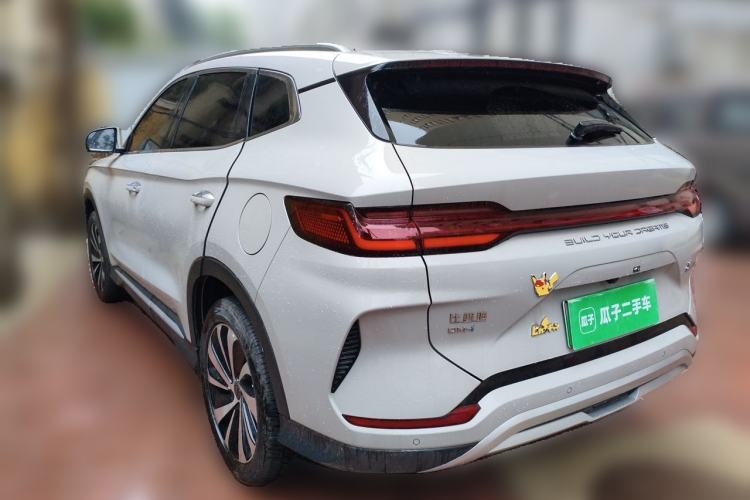 Used BYD Song PLUS New Energy 2024 HONOR Edition DM-i 71km Luxury Model Rear Left 45 Deg