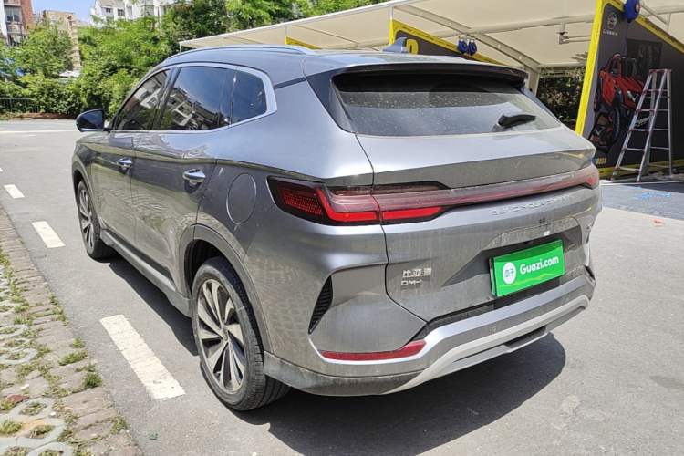Used BYD Song PLUS New Energy 2024 HONOR Edition DM-i 150km Flagship PLUS Rear Left 45 Deg
