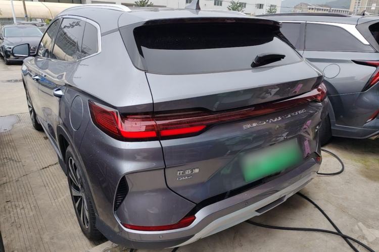 Used BYD Song PLUS New Energy 2024 HONOR Edition DM-i 110km Flagship PLUS Rear Left 45 Deg