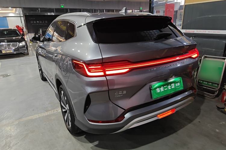 Used BYD Song PLUS New Energy 2024 HONOR Edition DM-i 110km Flagship PLUS Rear Left 45 Deg