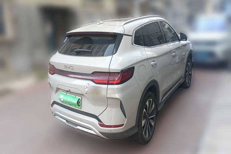 Used BYD Song PLUS New Energy 2024 HONOR Edition DM-i 110km Flagship PLUS Rear Right 45 Deg