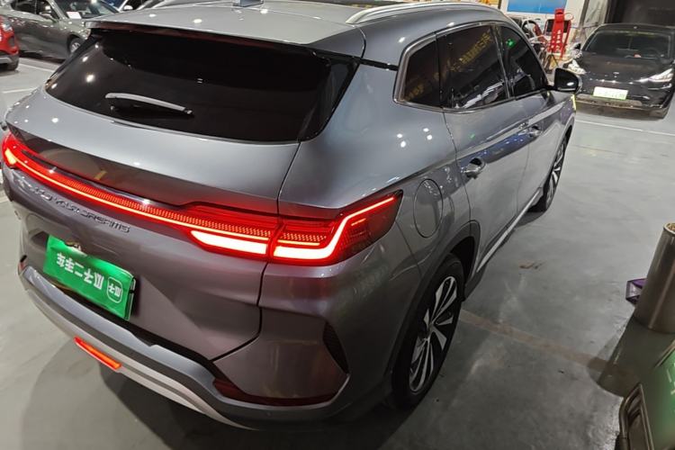 Used BYD Song PLUS New Energy 2024 HONOR Edition DM-i 110km Flagship PLUS Rear Right 45 Deg