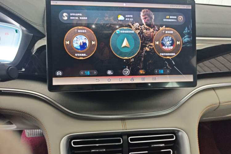 Used BYD Song PLUS New Energy 2024 Honor Edition EV 520km Premium Model Audio And AC Panel