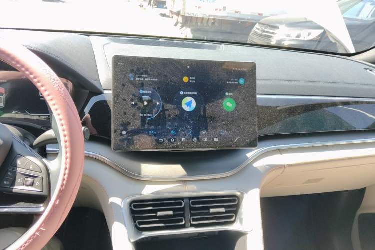 Used BYD Song PLUS New Energy 2024 Honor Edition EV 520km Premium Model Audio And AC Panel