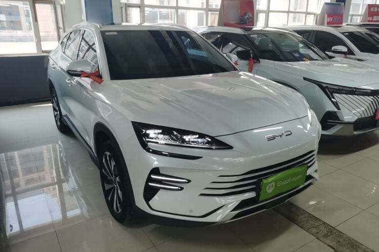 Used BYD Song PLUS New Energy 2024 HONOR Edition DM-i 150km Flagship PLUS Front Right 45 Deg