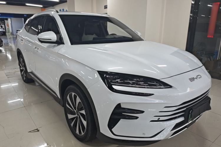 Used BYD Song PLUS New Energy 2024 HONOR Edition DM-i 110km Flagship PLUS Front Right 45 Deg