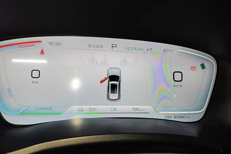 Used BYD Song PLUS New Energy 2024 Honor Edition EV 520km Luxury Model Instrument Cluster