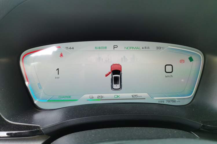Used BYD Song PLUS New Energy 2024 Honor Edition EV 520km Luxury Model Instrument Cluster