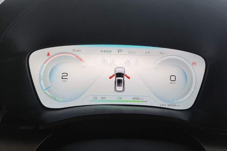 Used BYD Song PLUS New Energy 2024 Honor Edition EV 520km Luxury Model Instrument Cluster