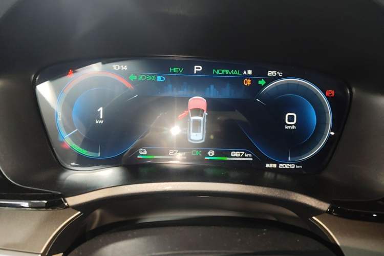 Used BYD Song PLUS New Energy 2024 HONOR Edition DM-i 110km Flagship Model Instrument Cluster
