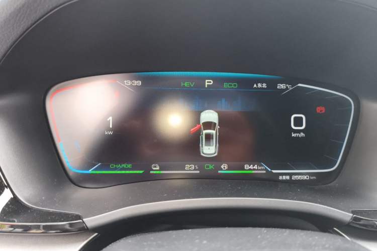 Used BYD Song PLUS New Energy 2024 HONOR Edition DM-i 71km Luxury Model Instrument Cluster