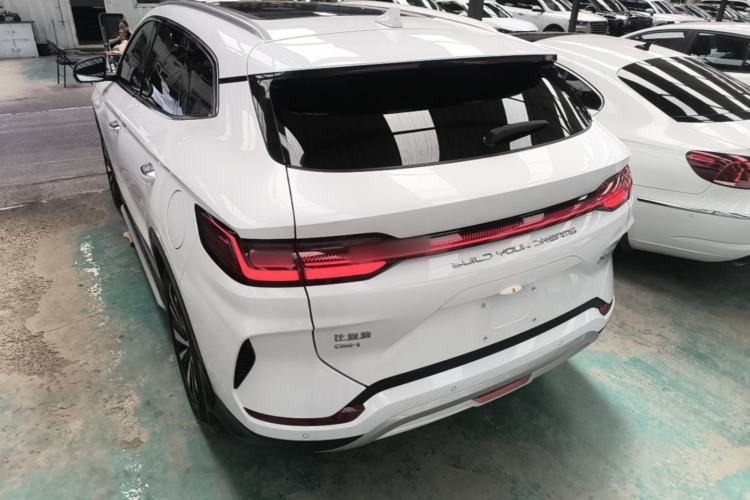 Used BYD Song PLUS New Energy 2024 HONOR Edition DM-i 110km Flagship PLUS Rear Left 45 Deg