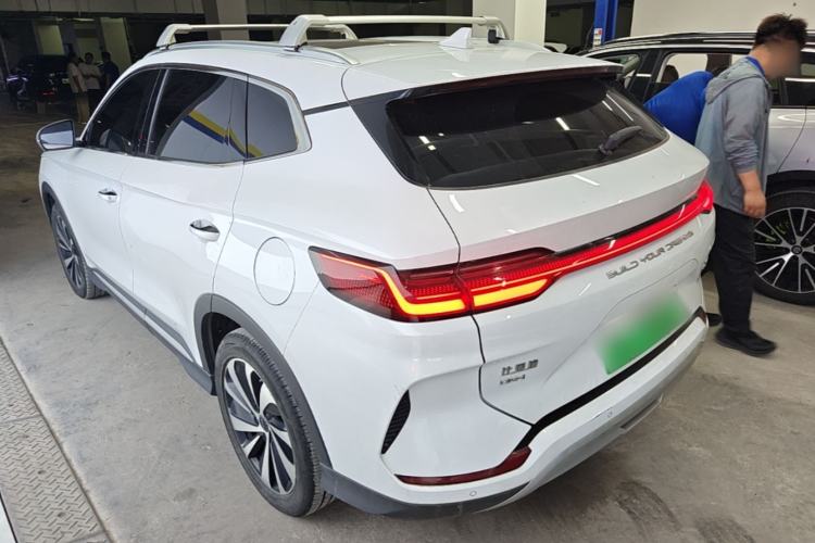 Used BYD Song PLUS New Energy 2024 HONOR Edition DM-i 110km Flagship PLUS Rear Left 45 Deg