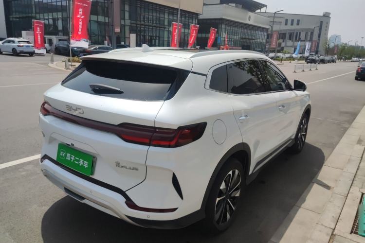 Used BYD Song PLUS New Energy 2024 Honor Edition EV 520km Luxury Model Rear Right 45 Deg