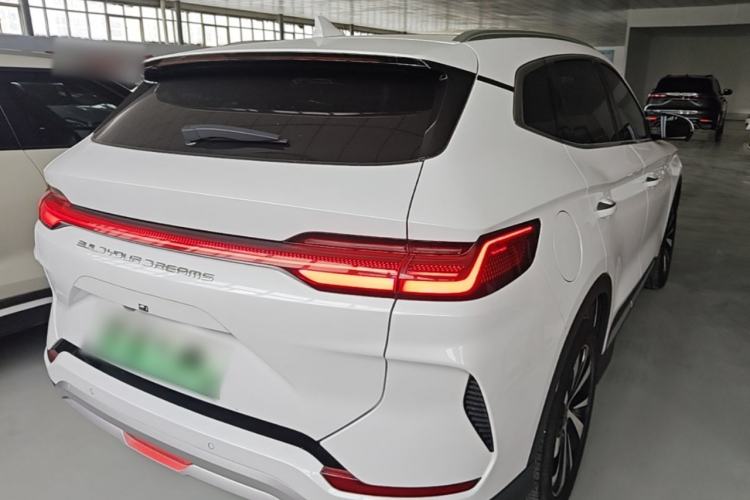 Used BYD Song PLUS New Energy 2024 HONOR Edition DM-i 110km Flagship PLUS Rear Right 45 Deg