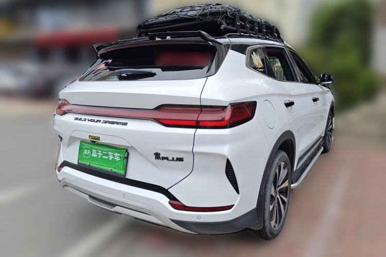 Used BYD Song PLUS New Energy 2024 Honor Edition EV 520km Premium Model Rear Right 45 Deg