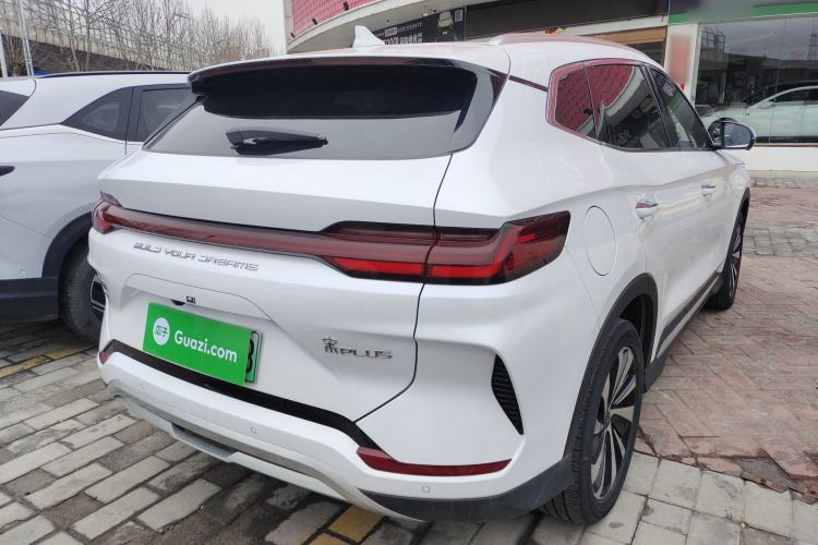 Used BYD Song PLUS New Energy 2024 HONOR Edition DM-i 110km Flagship PLUS Rear Right 45 Deg