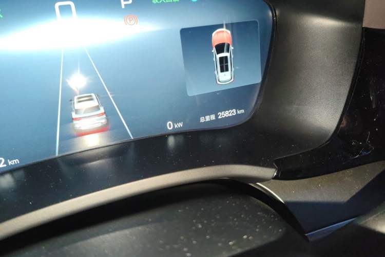 Used BYD Song PLUS New Energy 2025 EV 520km Luxury Version Odometer Close Up