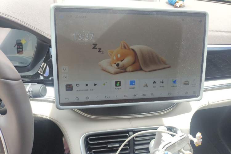 Used BYD Song PLUS New Energy 2025 DM-i 160KM Flagship Model Audio And AC Panel