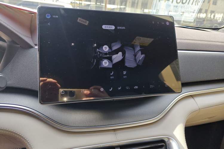 Used BYD Song PLUS New Energy 2025 DM-i 112KM Prestige Model Audio And AC Panel