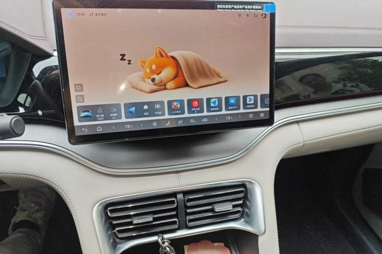 Used BYD Song PLUS New Energy 2025 DM-i 112KM Prestige Model Audio And AC Panel