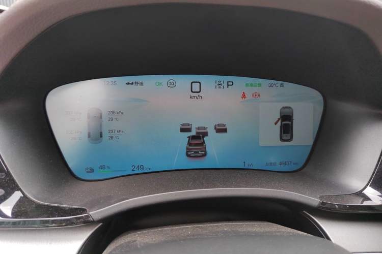 Used BYD Song PLUS New Energy 2025 EV 520km Premium Version Instrument Cluster