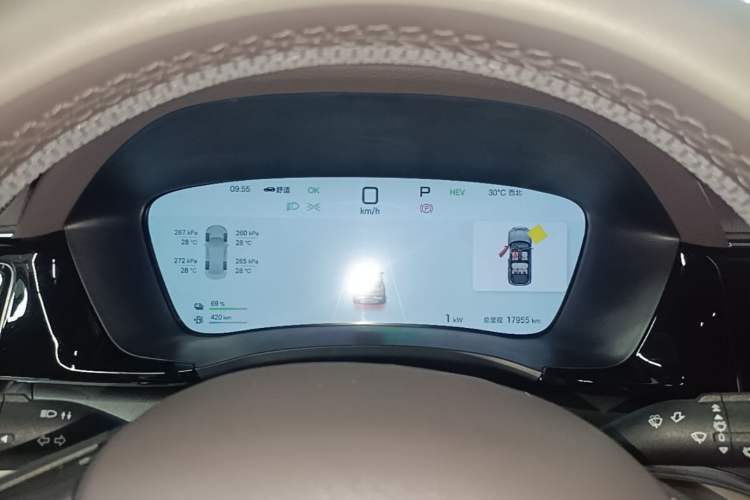 Used BYD Song PLUS New Energy 2025 DM-i 112KM Prestige Model Instrument Cluster