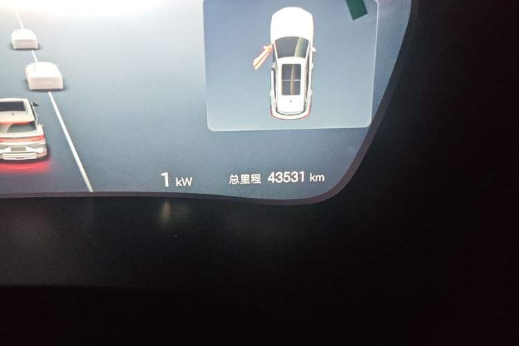 Used BYD Song PLUS New Energy 2025 DM-i 112KM Prestige Model Odometer Close Up