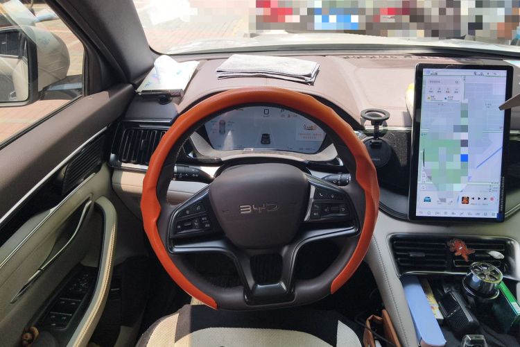 Used BYD Song PLUS New Energy 2025 EV 520km Luxury Version Steering Wheel