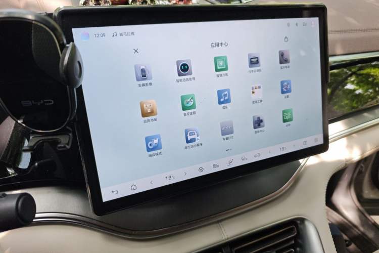 Used BYD Song PLUS New Energy 2025 DM-i Intelligent Driving 112KM Prestige Model Audio And AC Panel