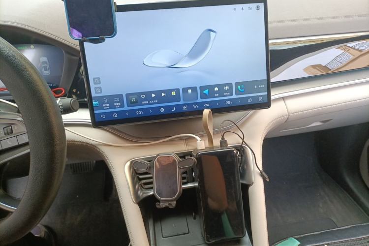 Used BYD Song PLUS New Energy 2025 EV 520km Premium Version Audio And AC Panel